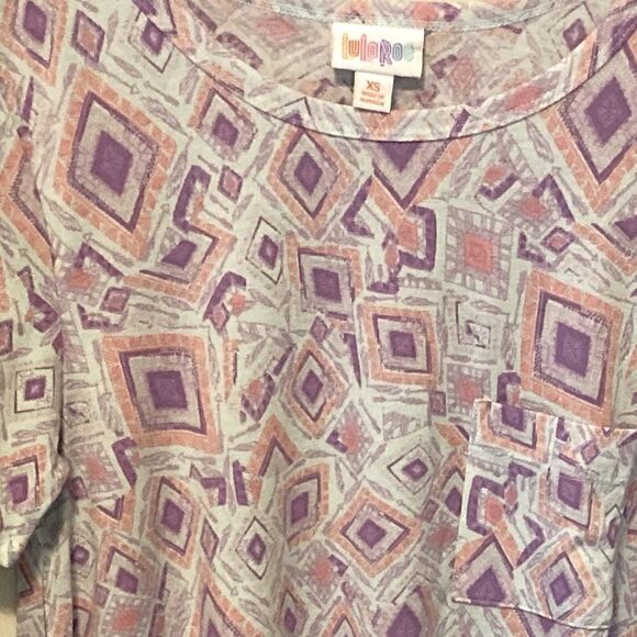 Lularoe Carly Dress Southwest Geometric Hi Low Dress NWT - Picture 2 of 7